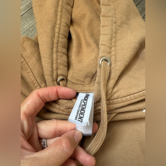 Wave Hog Surf Shop NJ Beach Sweatshirt Hoodie Brown Blue Size Size L XL - Picture 6 of 9